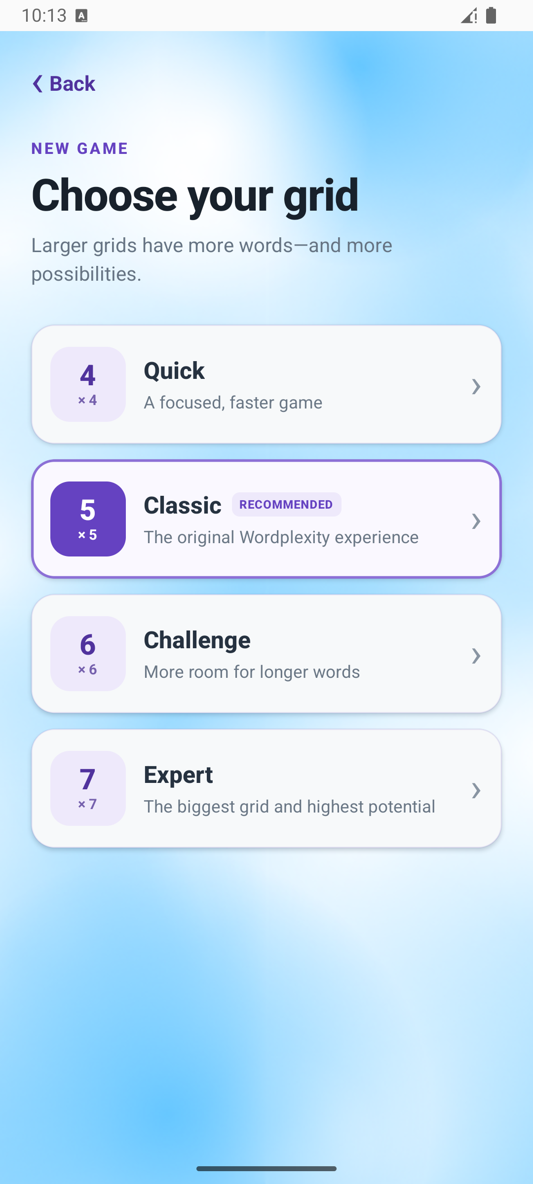 Wordplexity game screenshot 2 of 5
